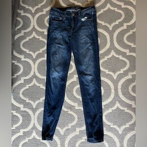 American Eagle Outfitters Dark Blue Skinny Jeans